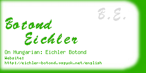 botond eichler business card